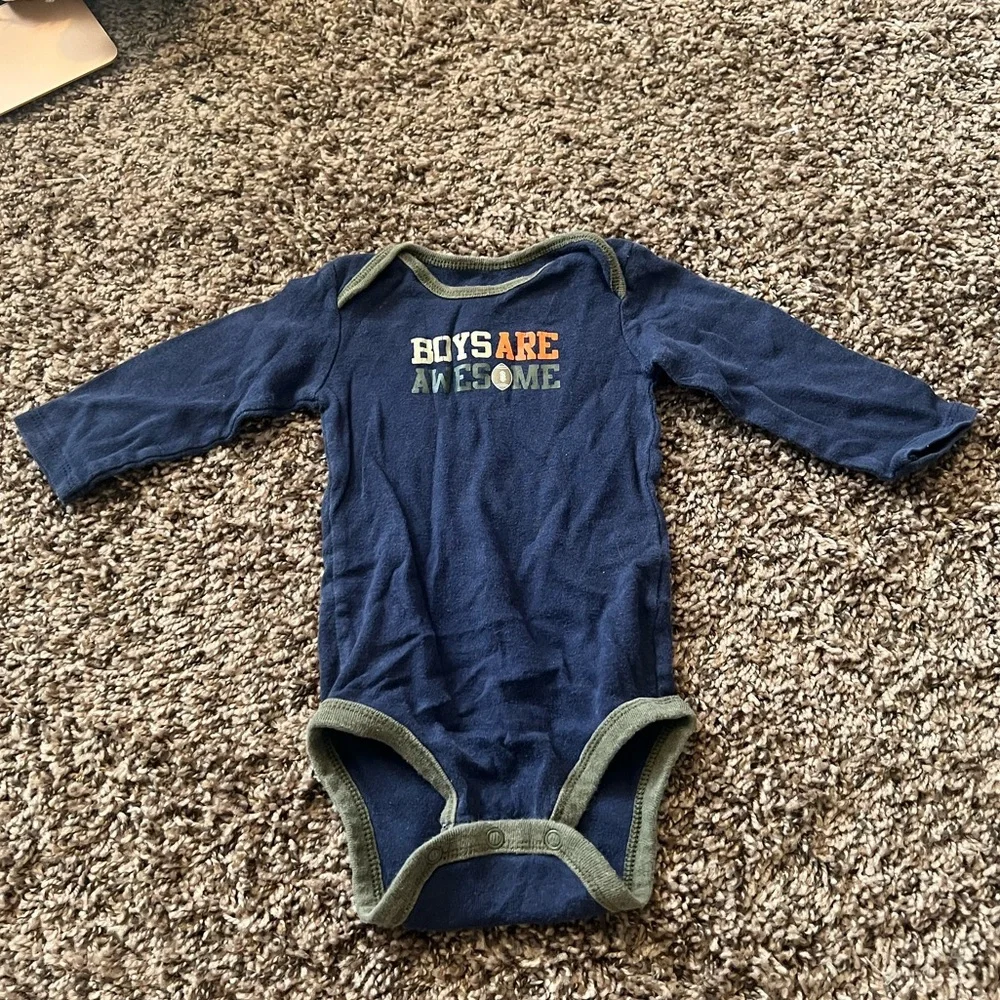 Boys are awesome onesie